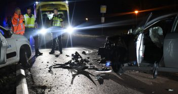 Frontale aanrijding op Kromme Kolk in Zevenhuizen