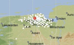 Aardbeving van 3.4 in Noord Groningen, ook meldingen vanuit het Westerkwartier