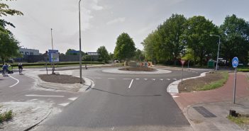Leerlingen Lindenborg doen onderzoek naar voorrang voor fietsers op rotondes
