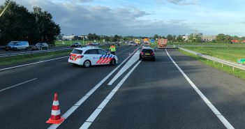 A7 bij Leek enige tijd afgesloten na ongeluk