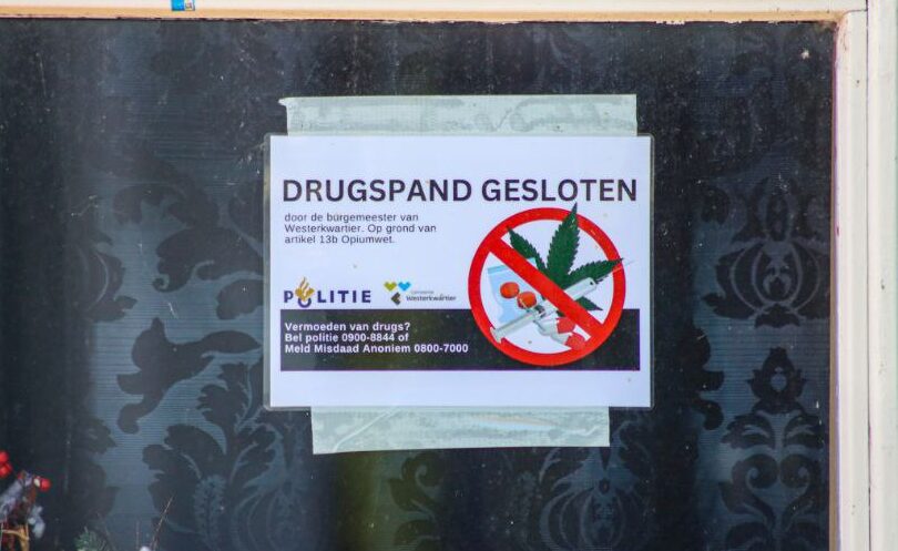 Burgemeester sluit woning in Marum vanwege handelshoeveelheid softdrugs