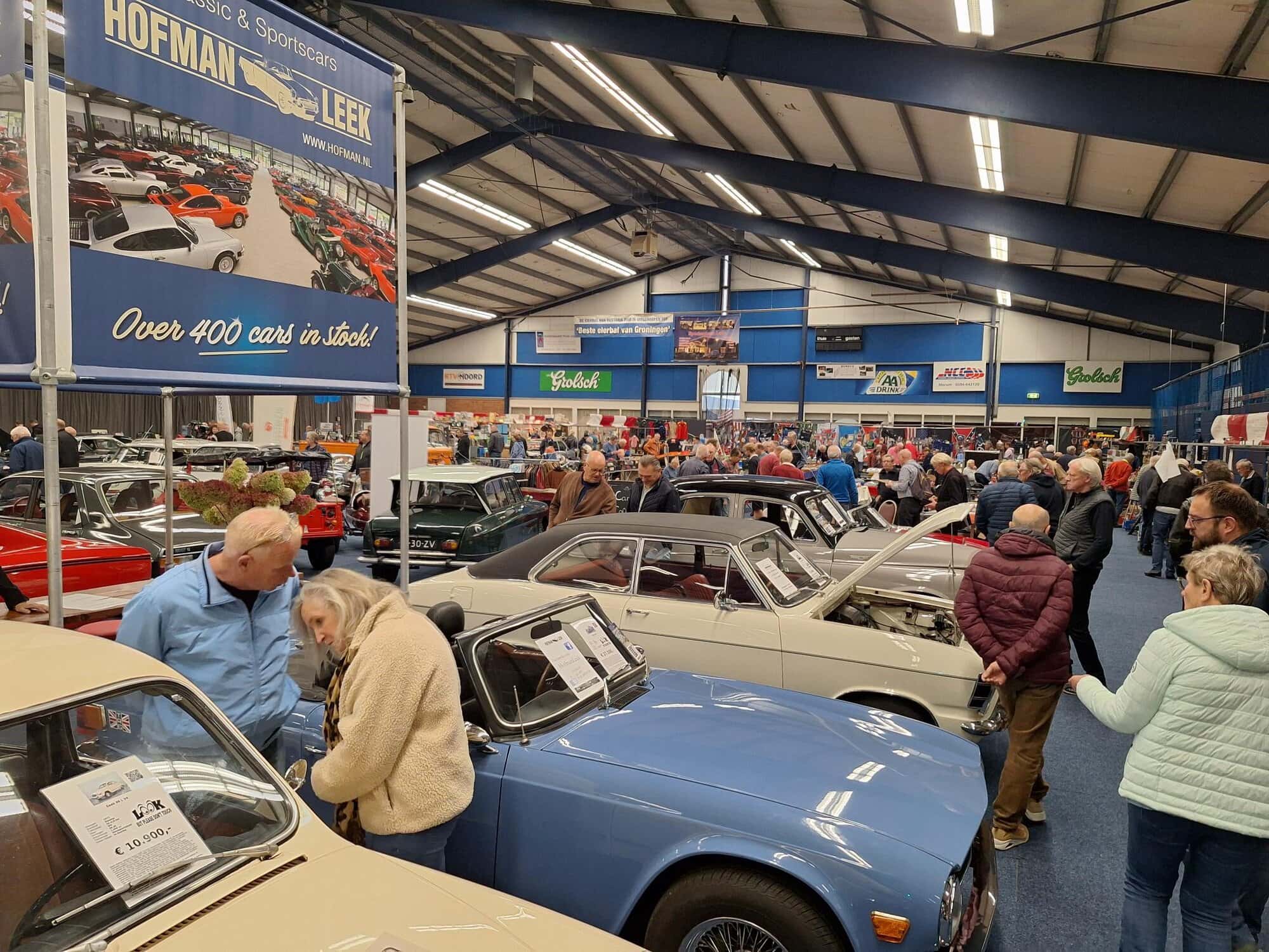 29e Oldtimer & Classic Beurs trekt veel bezoekers naar Sportcentrum Leek
