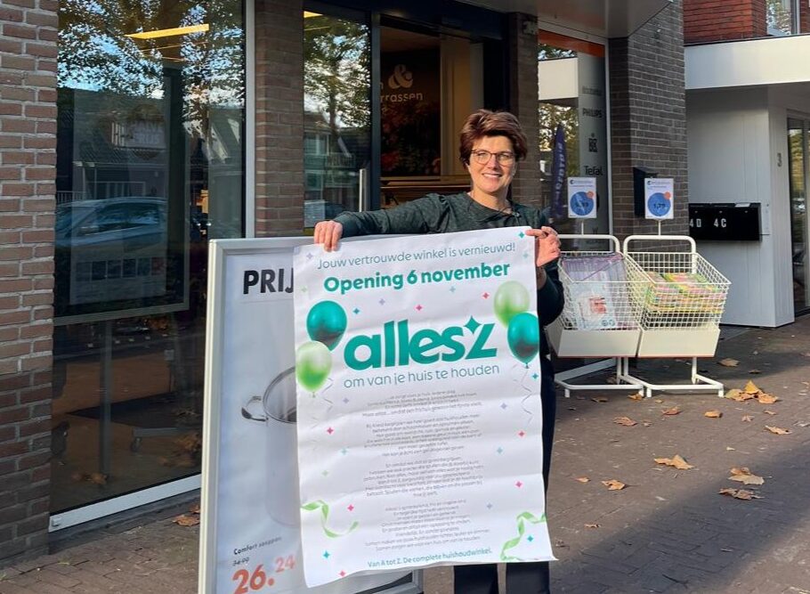 Allesz: de vernieuwde huishoudwinkels van Alwin, Tineke en Wendy Piest worden feestelijk geopend