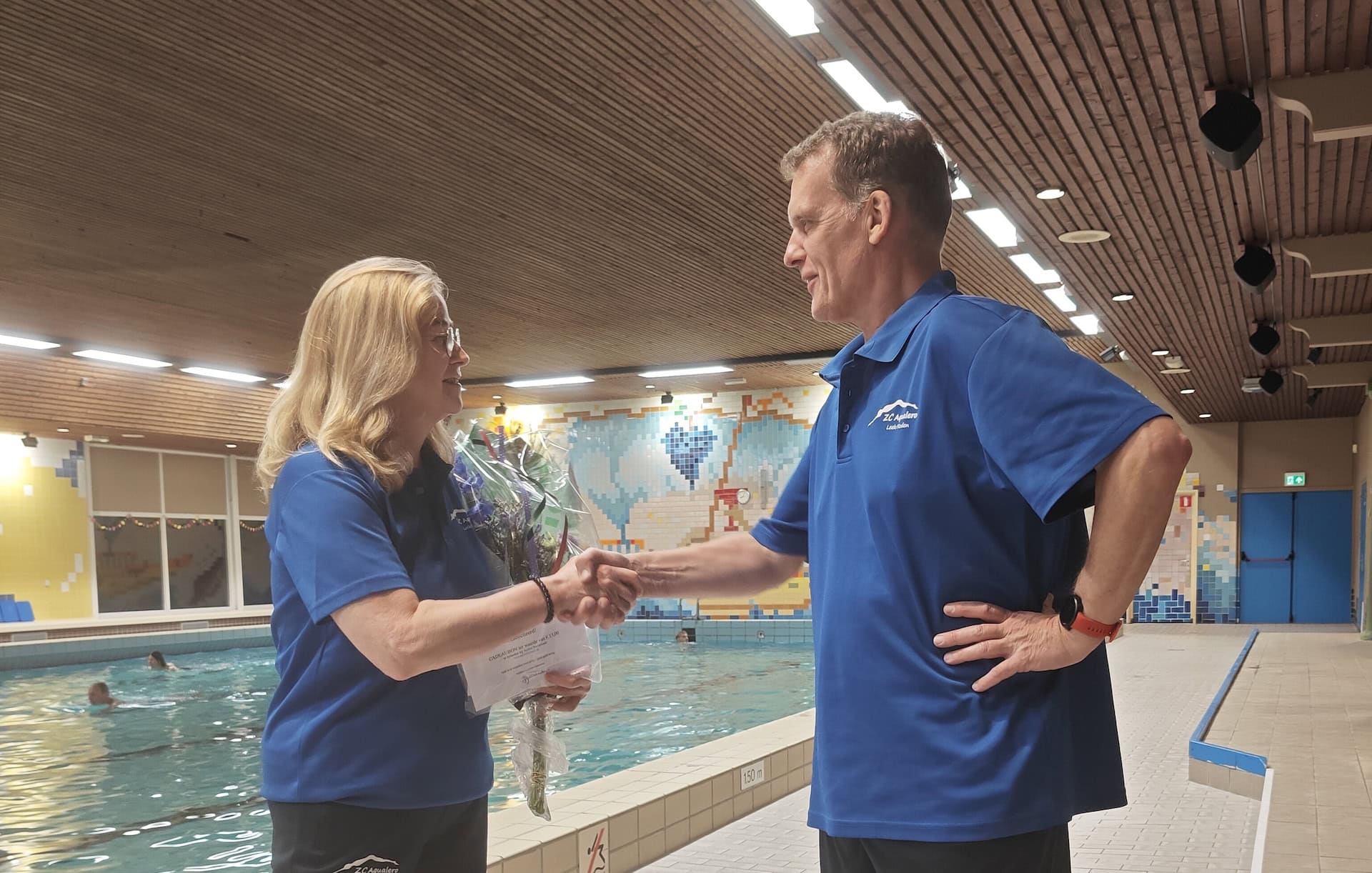 Zwemclub Aqualero verwelkomt 100e lid Harald Versteegh