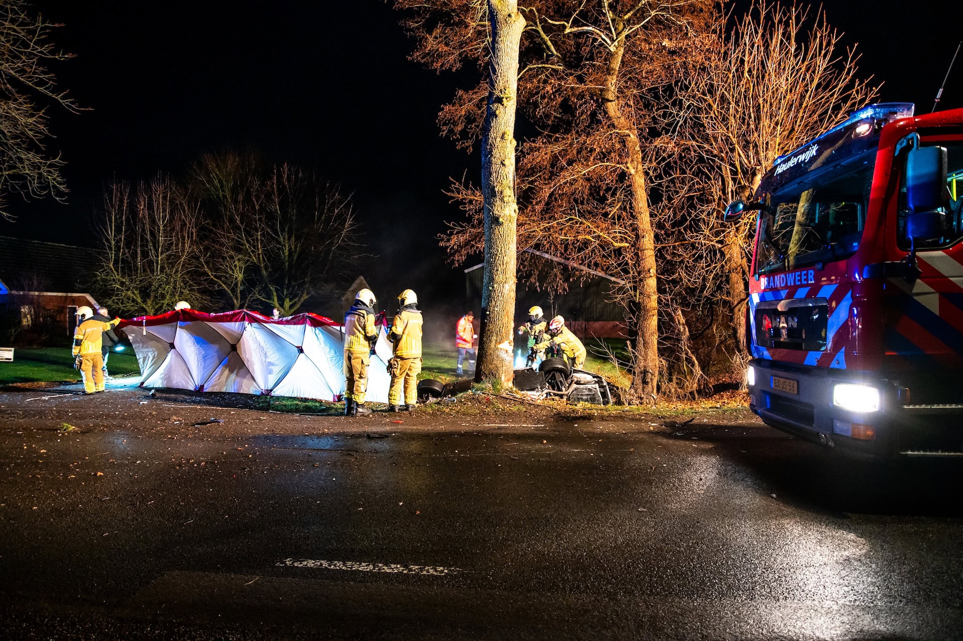 Ernstig ongeval op N979 in Zevenhuizen één persoon zwaargewond
