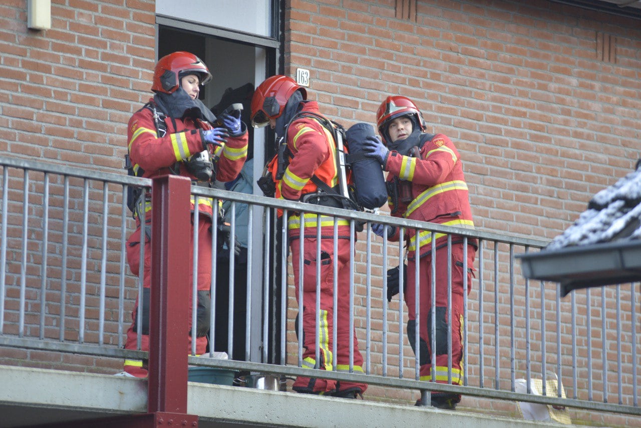 Brand in keuken van woning aan Vijf Akkers in Tolbert