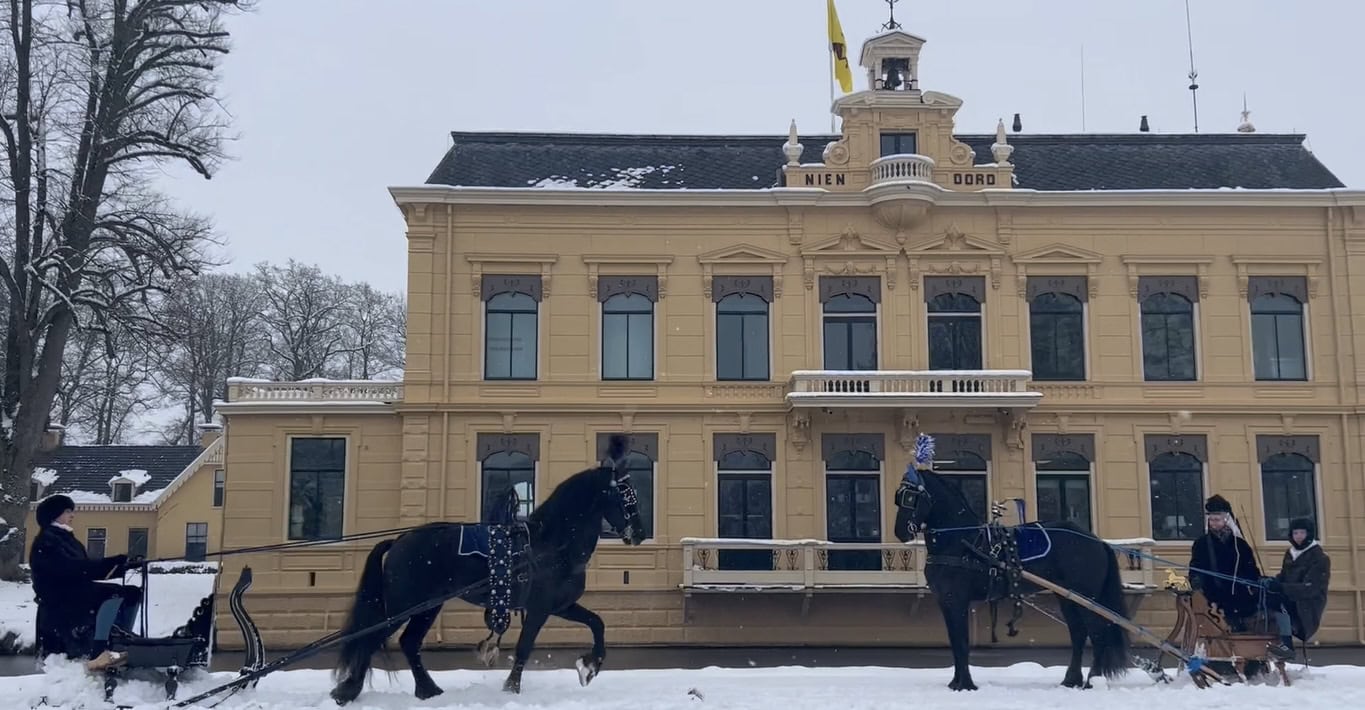 Winterse sledetocht met aangespannen sleden zondag op landgoed Nienoord: “En je kunt meerijden!”