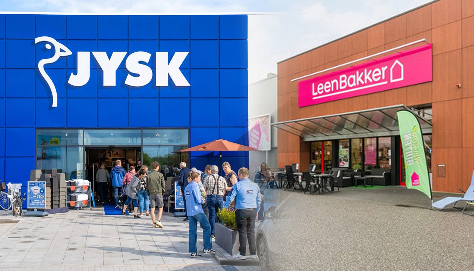 Leen Bakker in Leek gaat sluiten en JYSK opent nieuwe vestiging