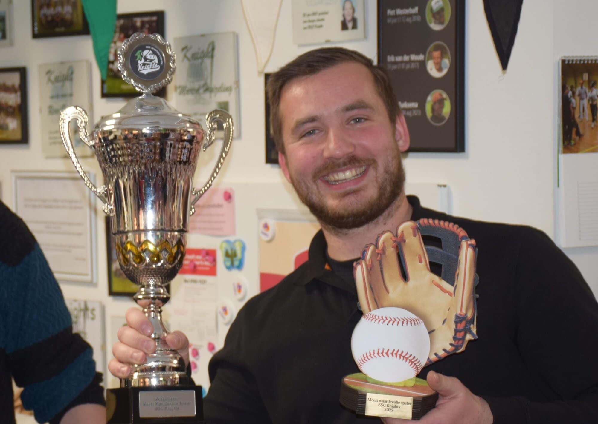 Nieuwjaarsreceptie BSC Knights: diploma’s, medailles en een ridderslag met knuppel