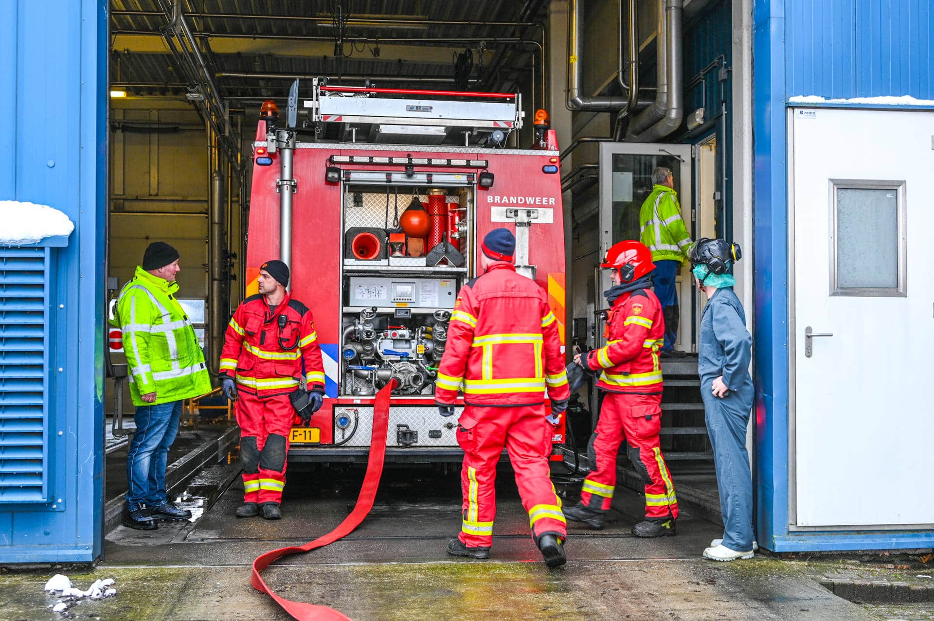 Brand in roomtank bij zuivelfabriek Noordwijk