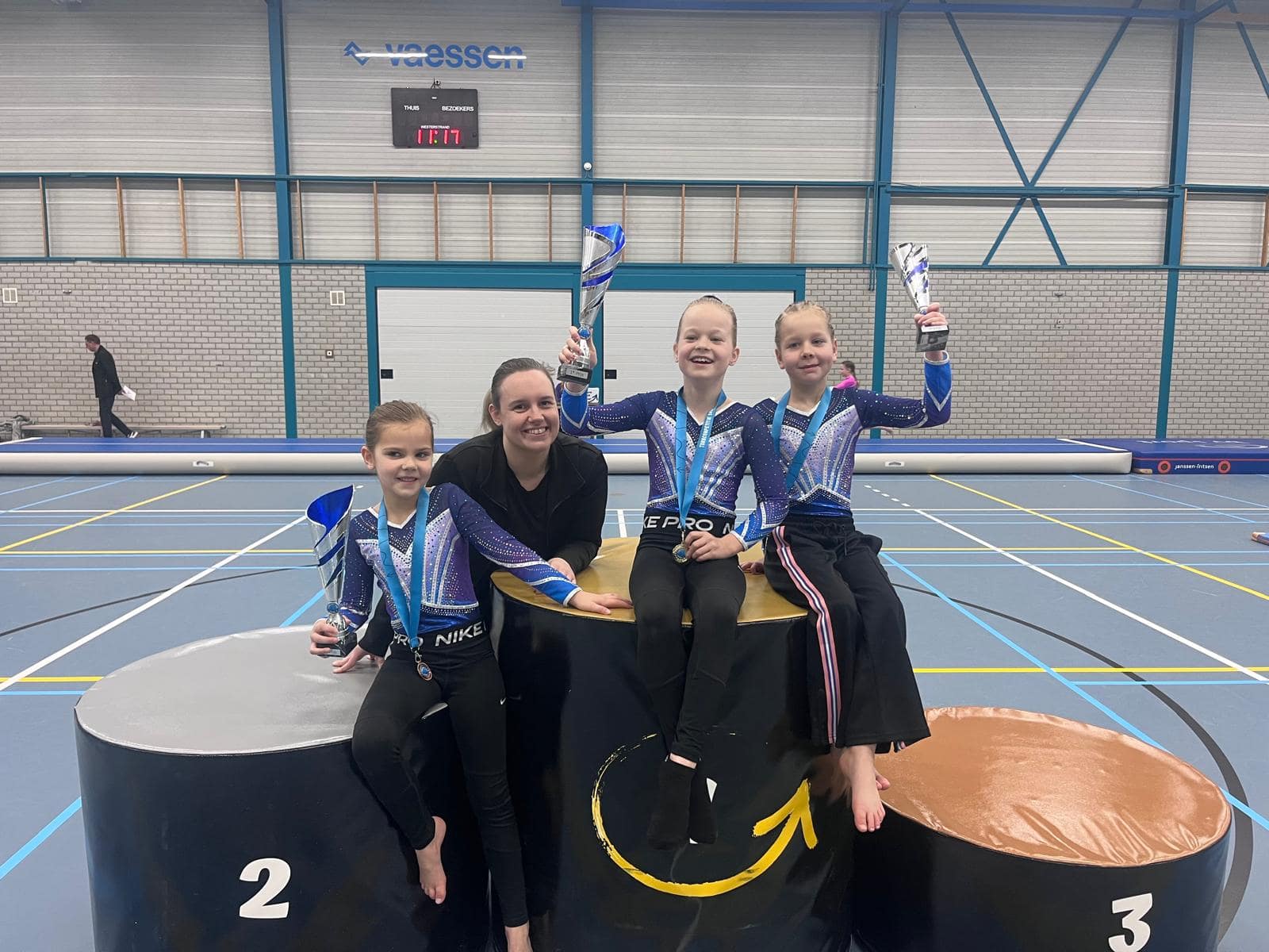 Meerdere medailles voor Tiga Leek bij turnwedstrijd Stiens