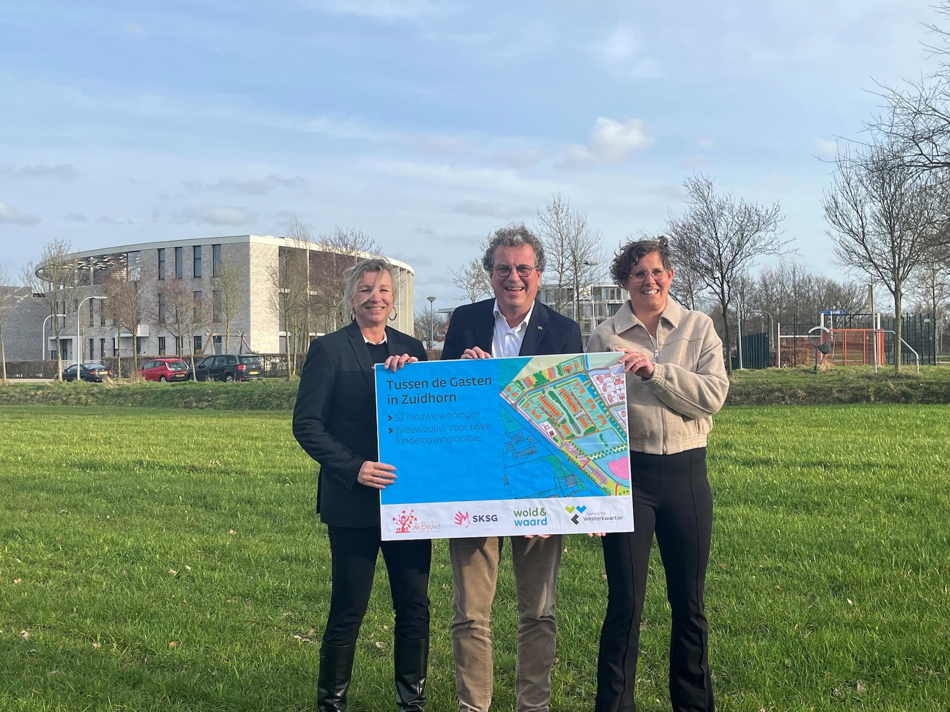 Zuidhorn krijgt 52 nieuwe woningen en twee kinderdagverblijven op terrein Tussen de Gasten