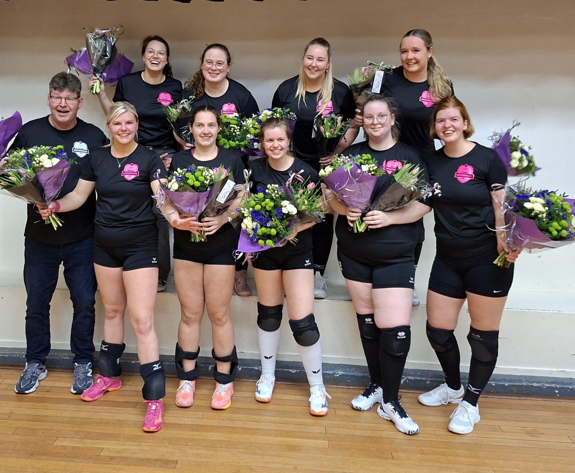Sc Rodenburg dames vieren feest: kampioen met slechts twee verloren sets
