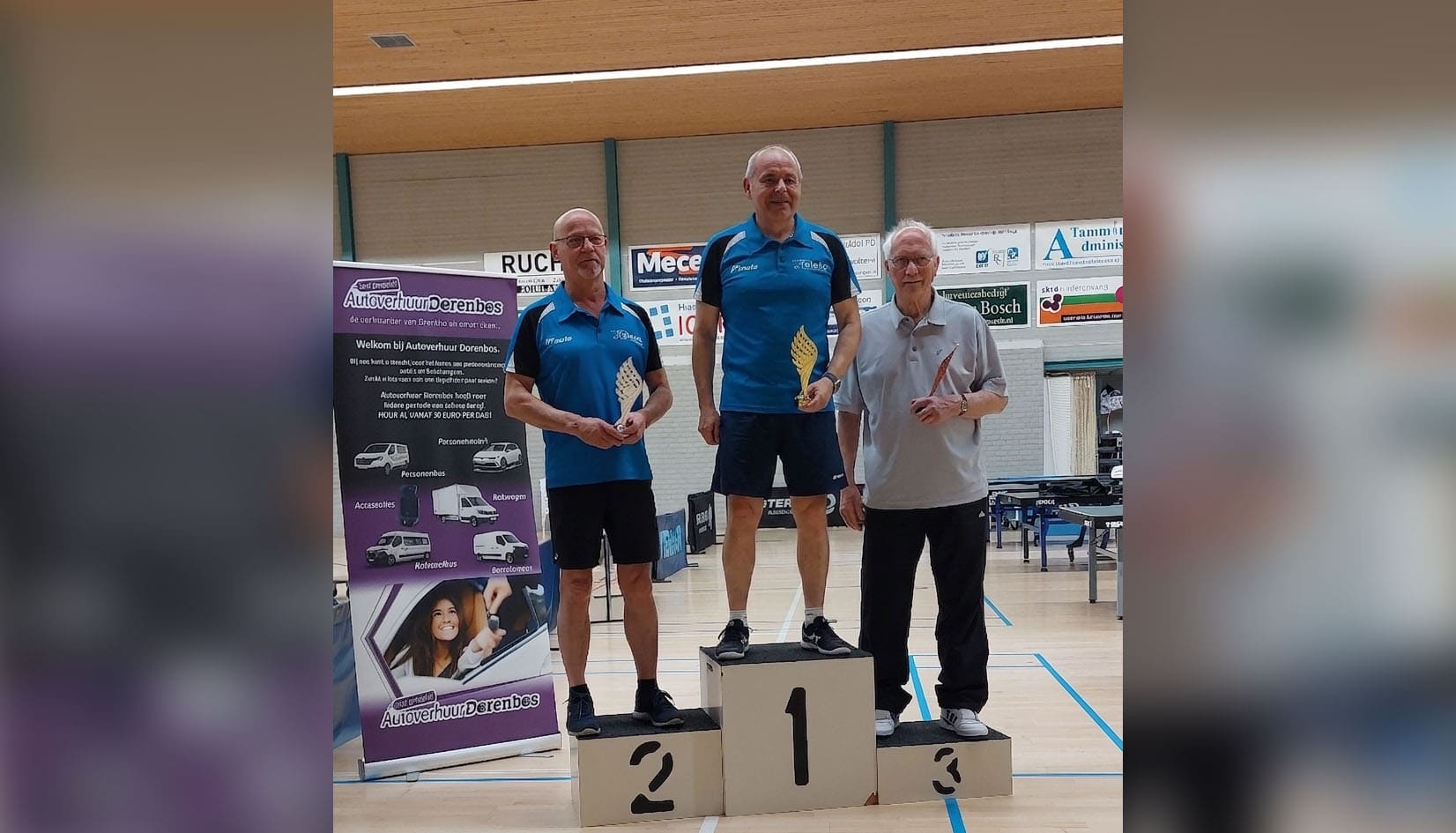 Tafeltennisvereniging Talero pakt kampioenstitel en meerdere podiumplaatsen in Vries