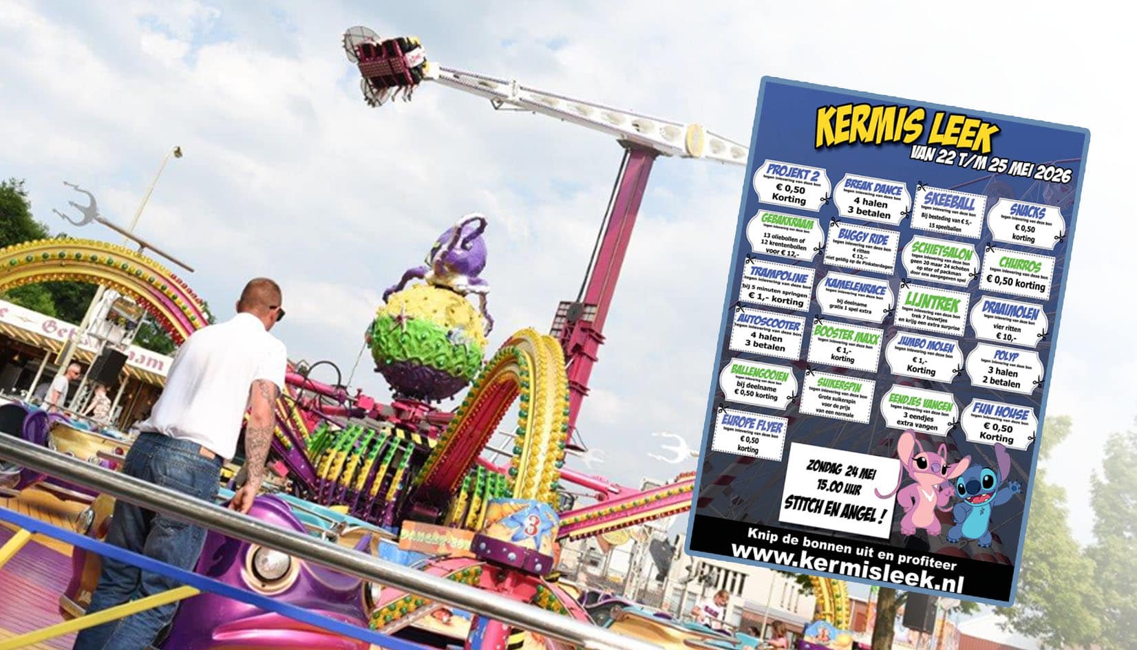 Zoek je nog kortingsbonnen voor de kermis? Je vindt ze hier!
