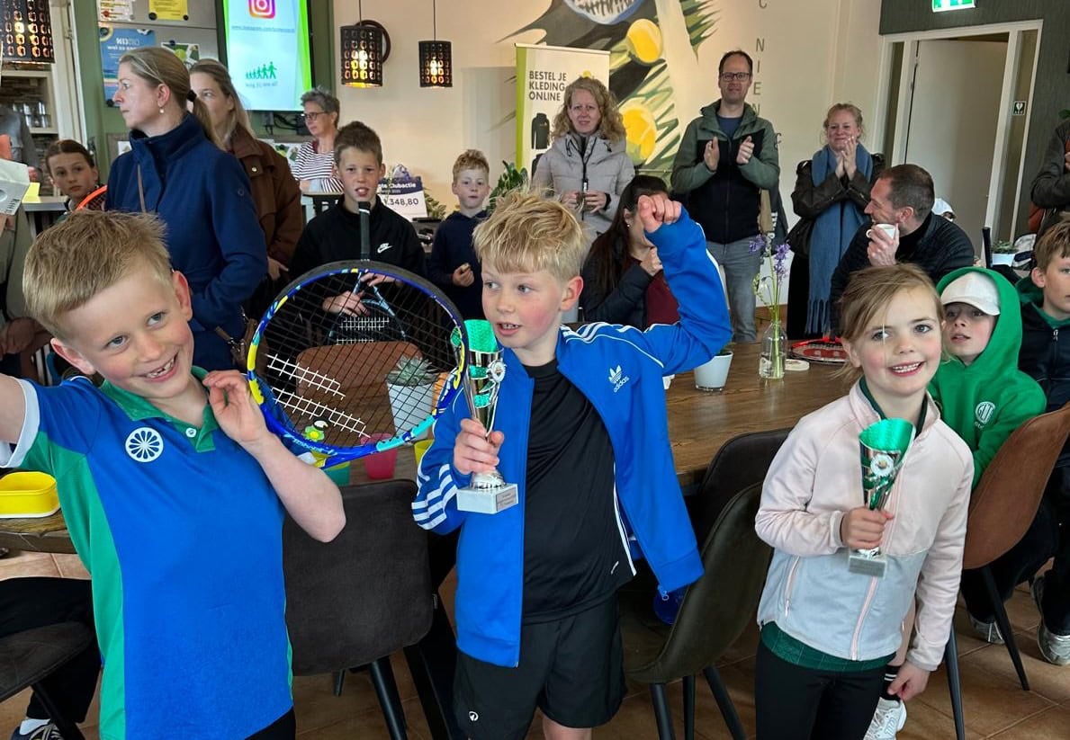 Open Jeugdtoernooi TC Nienoord opnieuw een succes met 73 deelnemers