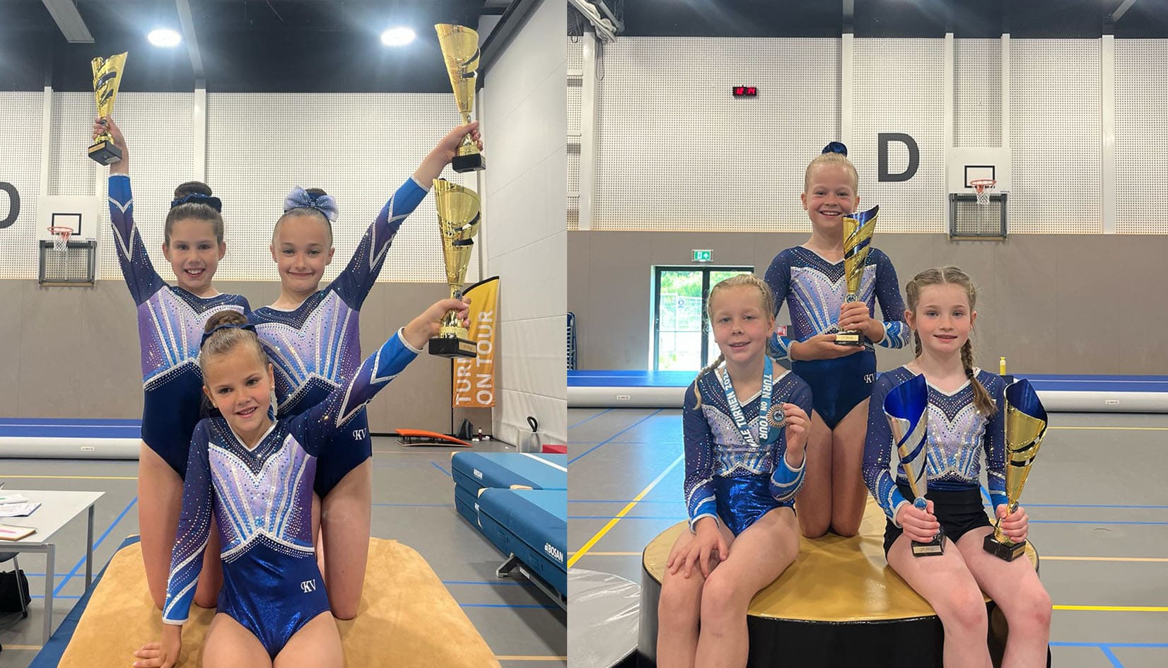 Tiga Leek-turnsters halen drie gouden plekken op nationale finale