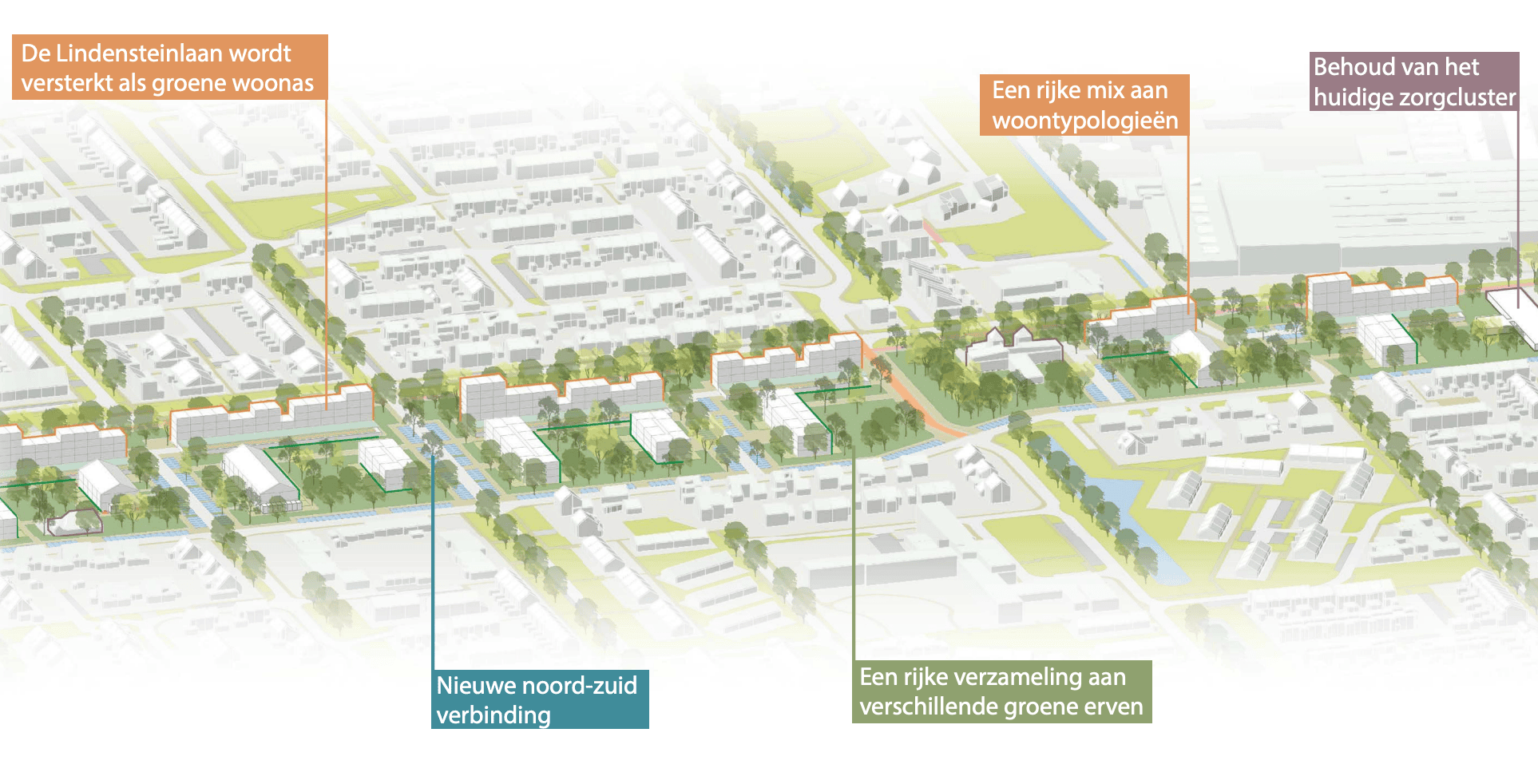 Minstens 250 woningen en meer groen: dit zijn de plannen voor de Lindensteinlaan in Leek