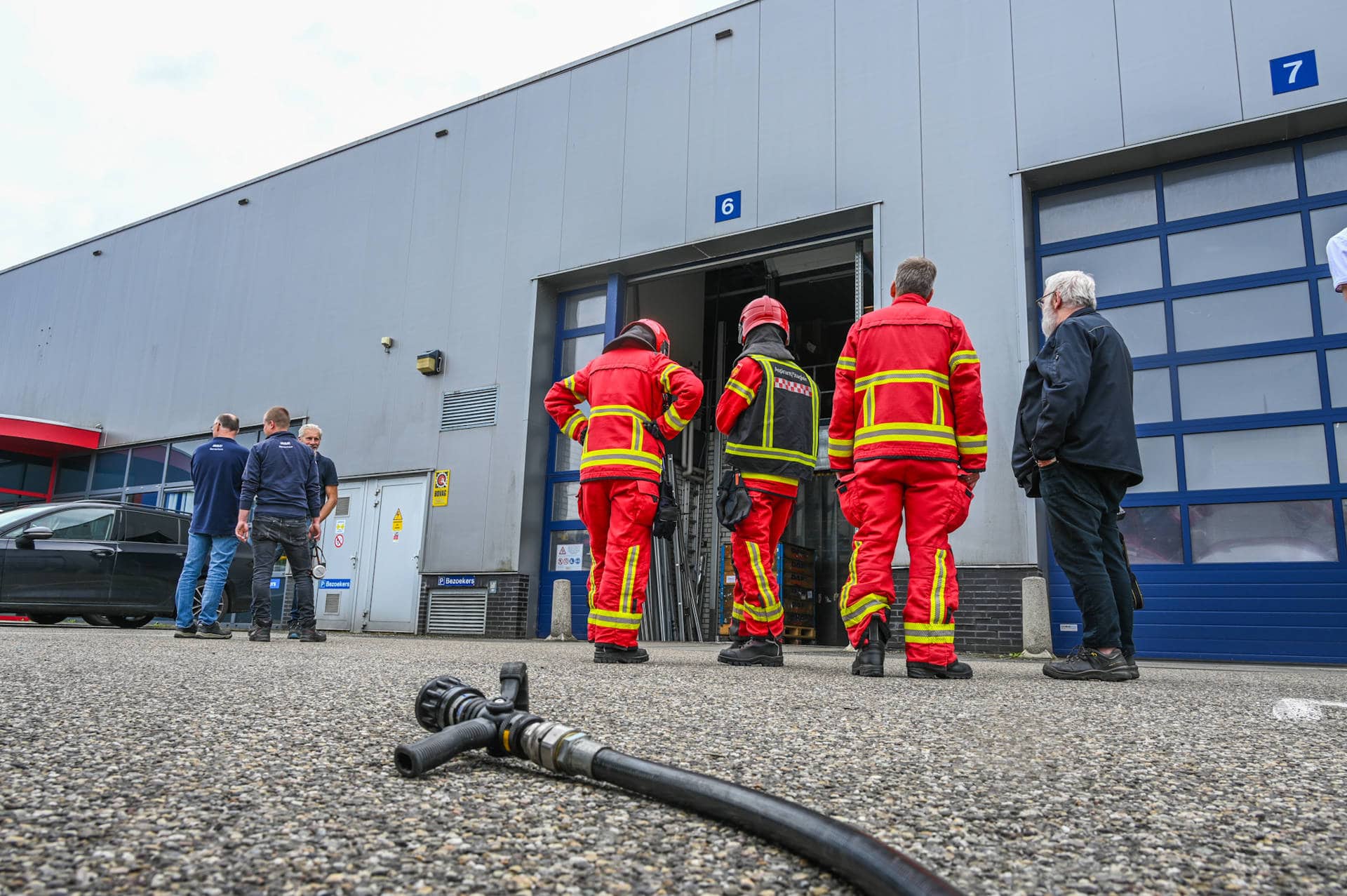 Zwaargewonde bij ongeval met meterkast op industrieterrein in Marum