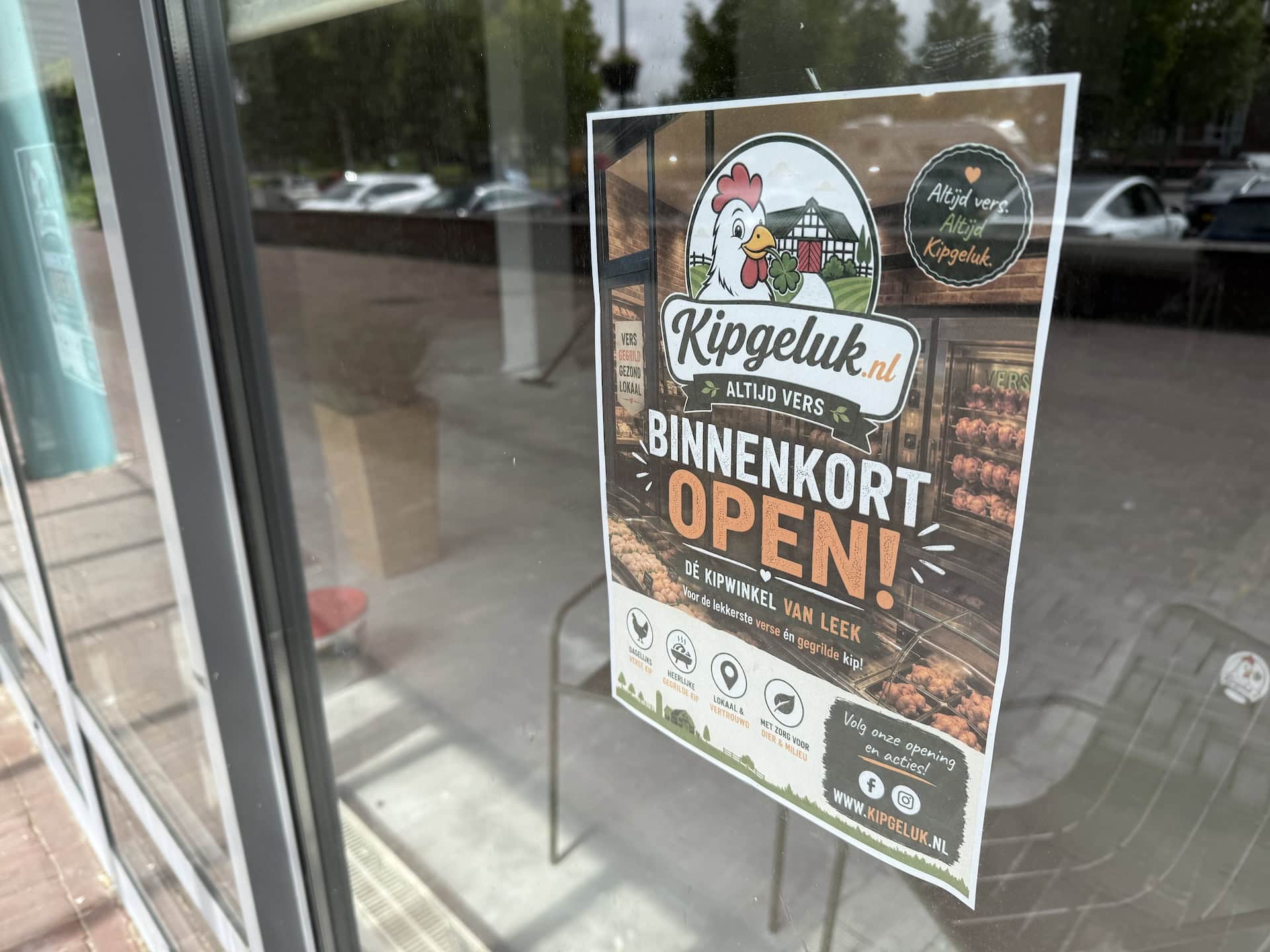 Nieuwe winkel ‘Kipgeluk’ opent binnenkort in centrum Leek met verse kip uit eigen regio