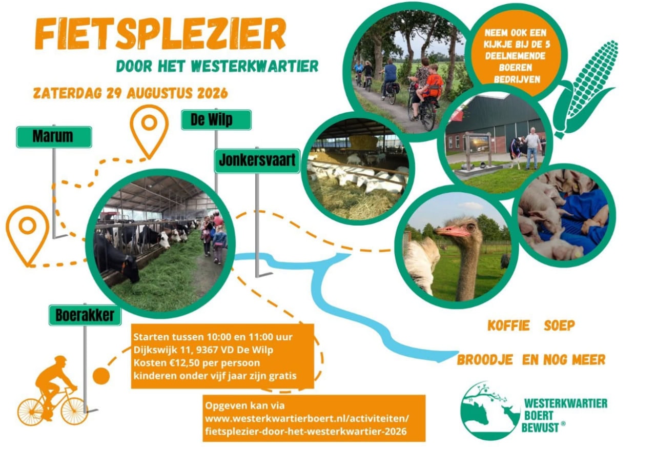 Fietsen, rondkijken en lekkers tijdens Fietsplezier door het Westerkwartier