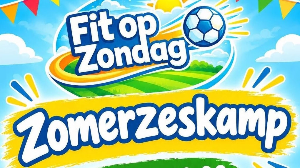 Fit op Zondag houdt gratis zomerzeskamp op sportveld Waezenburglaan