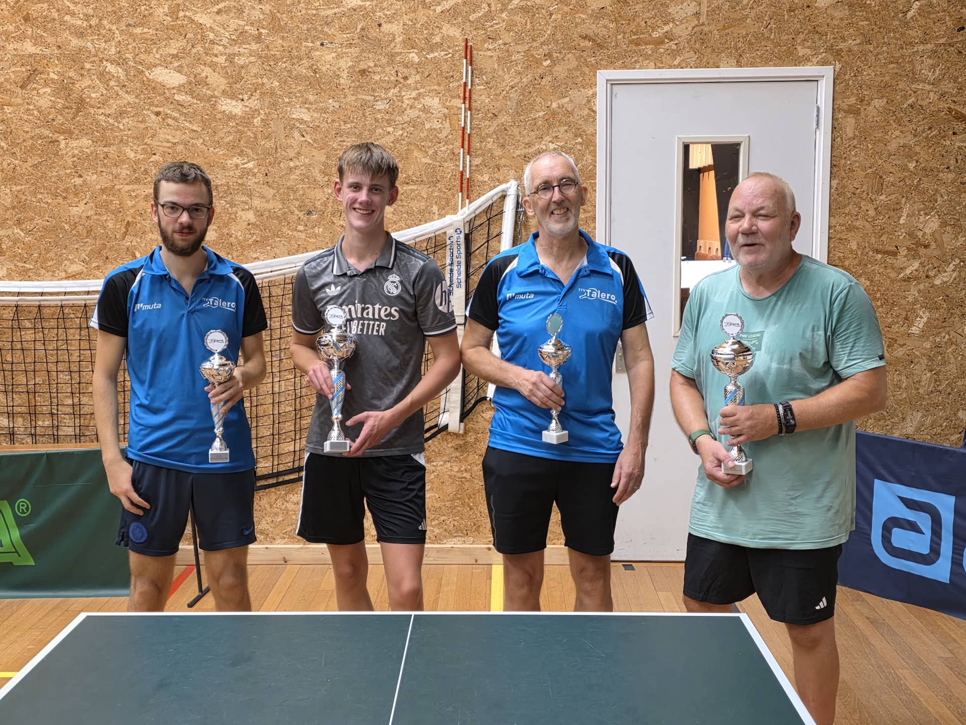 Talero kroont clubkampioenen senioren in Rodenburghal
