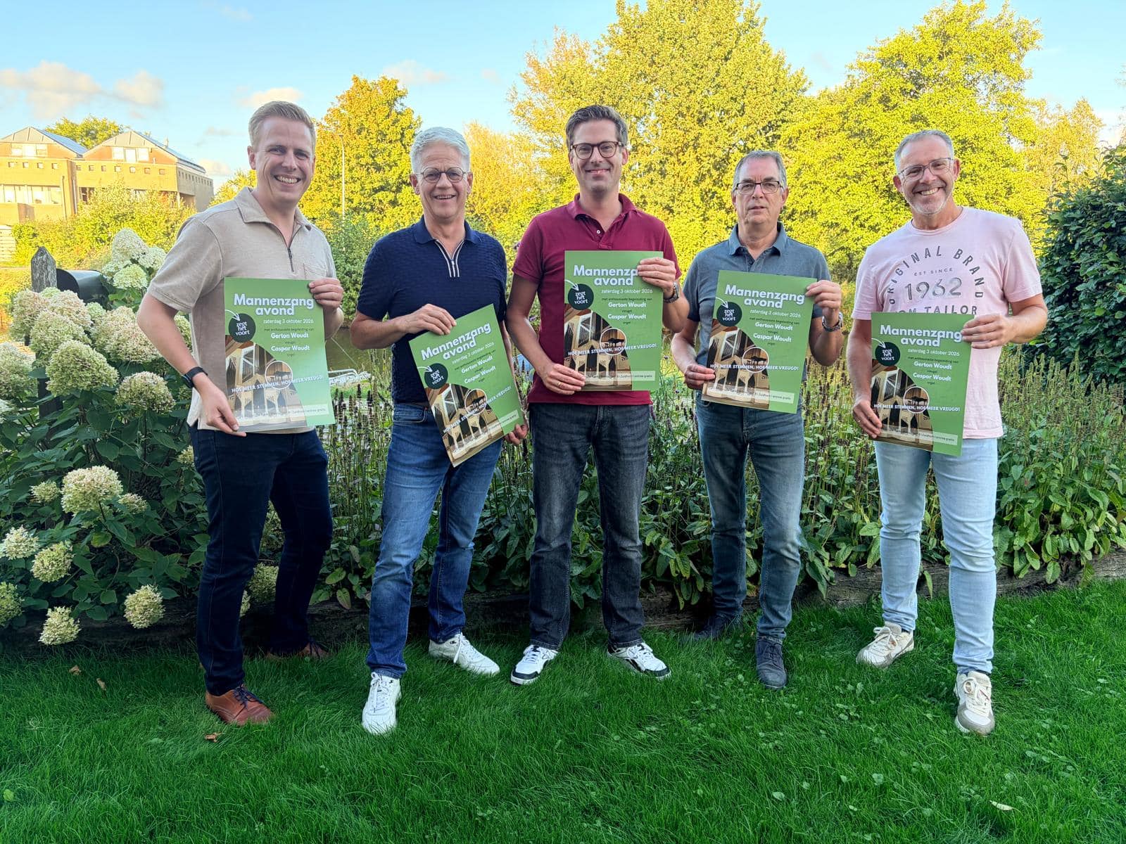 Eerste mannenzangavond op 3 oktober in Zuidhorn