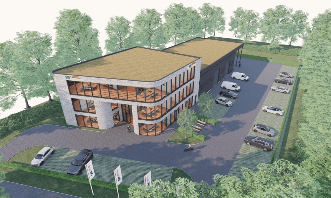 SW Vastgoedverbetering laat nieuw pand bouwen op Leeksterveld; “Uitvalsbasis voor 150 medewerkers”