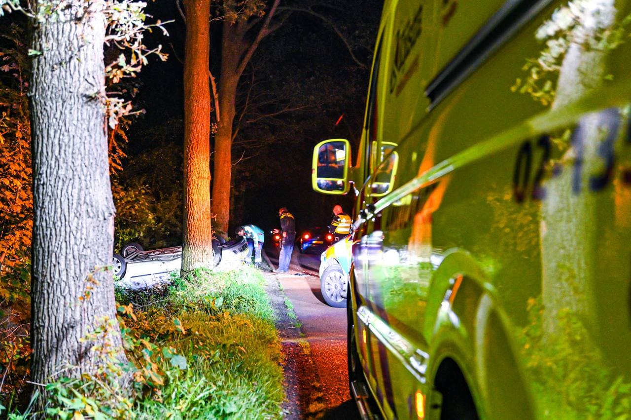 30-jarige man uit gemeente Westerkwartier verdacht van rijden onder invloed na ongeval in Wijnjewoud
